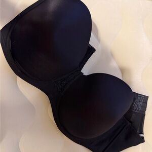 Vanity Fair Black Strapless Bra